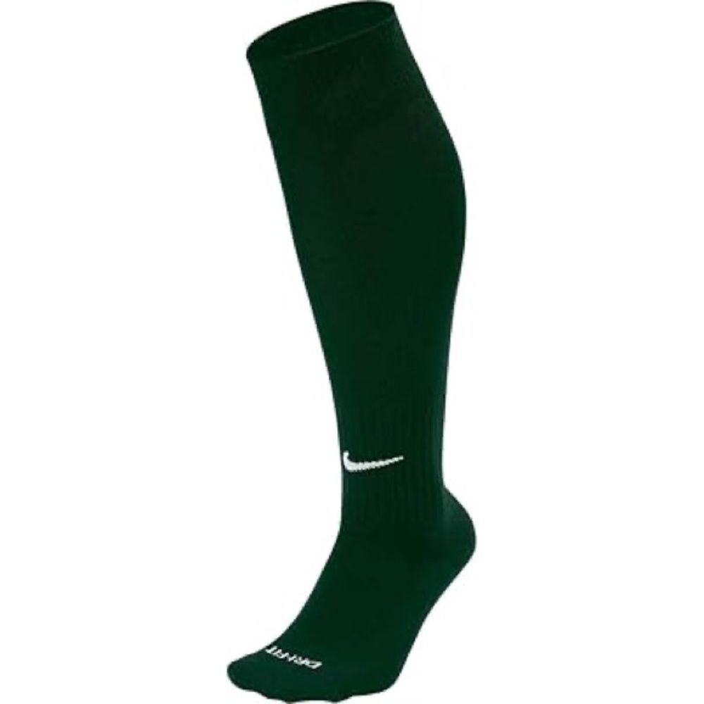 Nike Men's Dark Green Athletic Socks - 2 pairs size 12-15